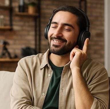 Música como apoio emocional para reduzir autocrítica e aumentar bem-estar