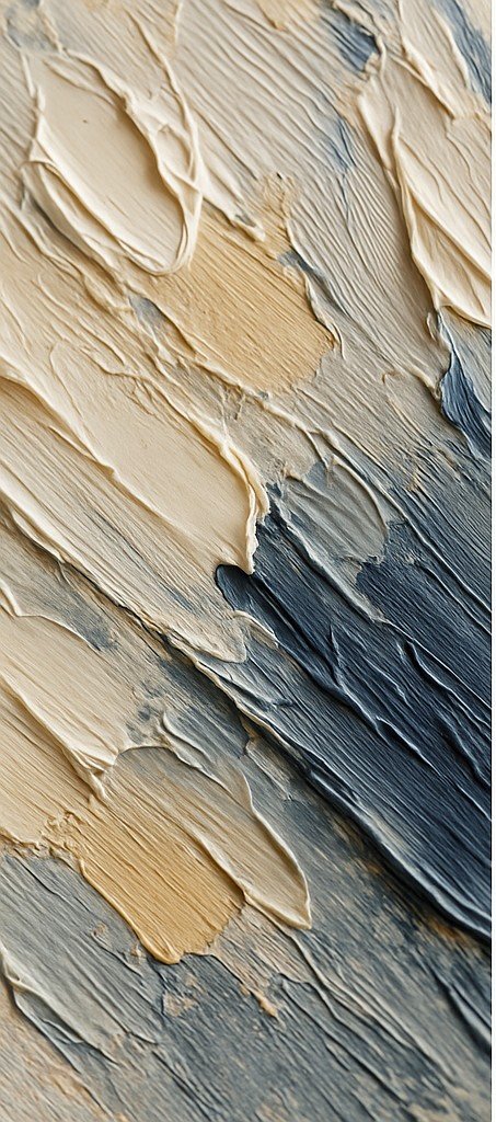 Detalhes de textura em pintura abstrata contemporânea