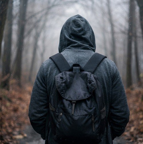 Pessoa caminhando sozinha representando tristeza e isolamento emocional