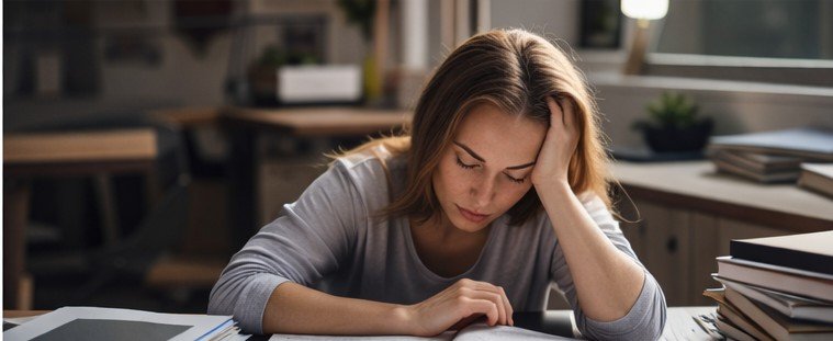 queda de produtividade causada por estresse mental