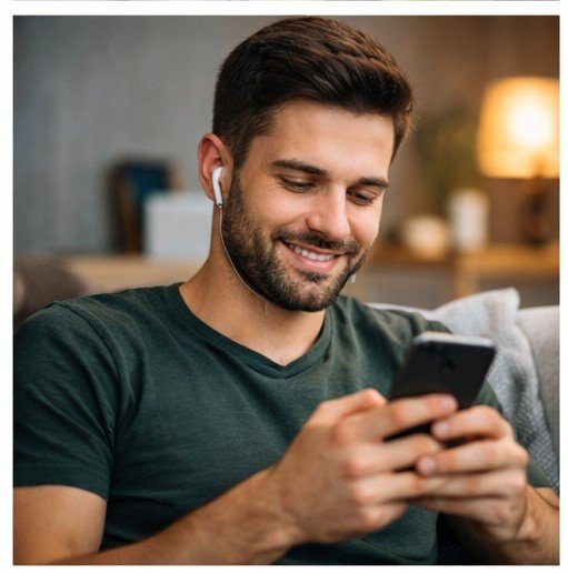 pessoa ouvindo música para ansiedade no dia a dia