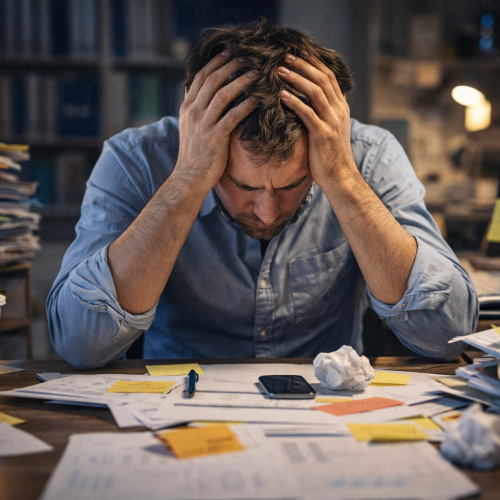 mental overload symptoms stress at work burnout and emotional exhaustion